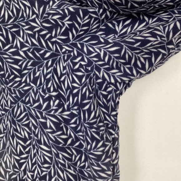 Rare H&M x William Morris & Co 4 Floral Print Tunic Blouse Navy White - Picture 7 of 14